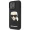 KARL LAGERFELD Karl Lagerfeld iPhone 14 Pro Skal 3D Rubber Karl`s Head - Svart