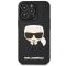 KARL LAGERFELD Karl Lagerfeld iPhone 14 Pro Skal 3D Rubber Karl`s Head - Svart