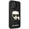 KARL LAGERFELD Karl Lagerfeld iPhone 14 Pro Skal 3D Rubber Karl`s Head - Svart