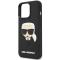 KARL LAGERFELD Karl Lagerfeld iPhone 14 Pro Skal 3D Rubber Karl`s Head - Svart