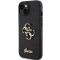 Guess Guess Mobilskal till iPhone 15 Glitter Script Big - Svart