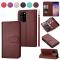 OEM Leather Fodral Till Samsung Galaxy Note 20 Ultra - Brun