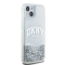 DKNY DKNY Mobilskal till iPhone 14 Liquid Glitter Big Logo - Vit
