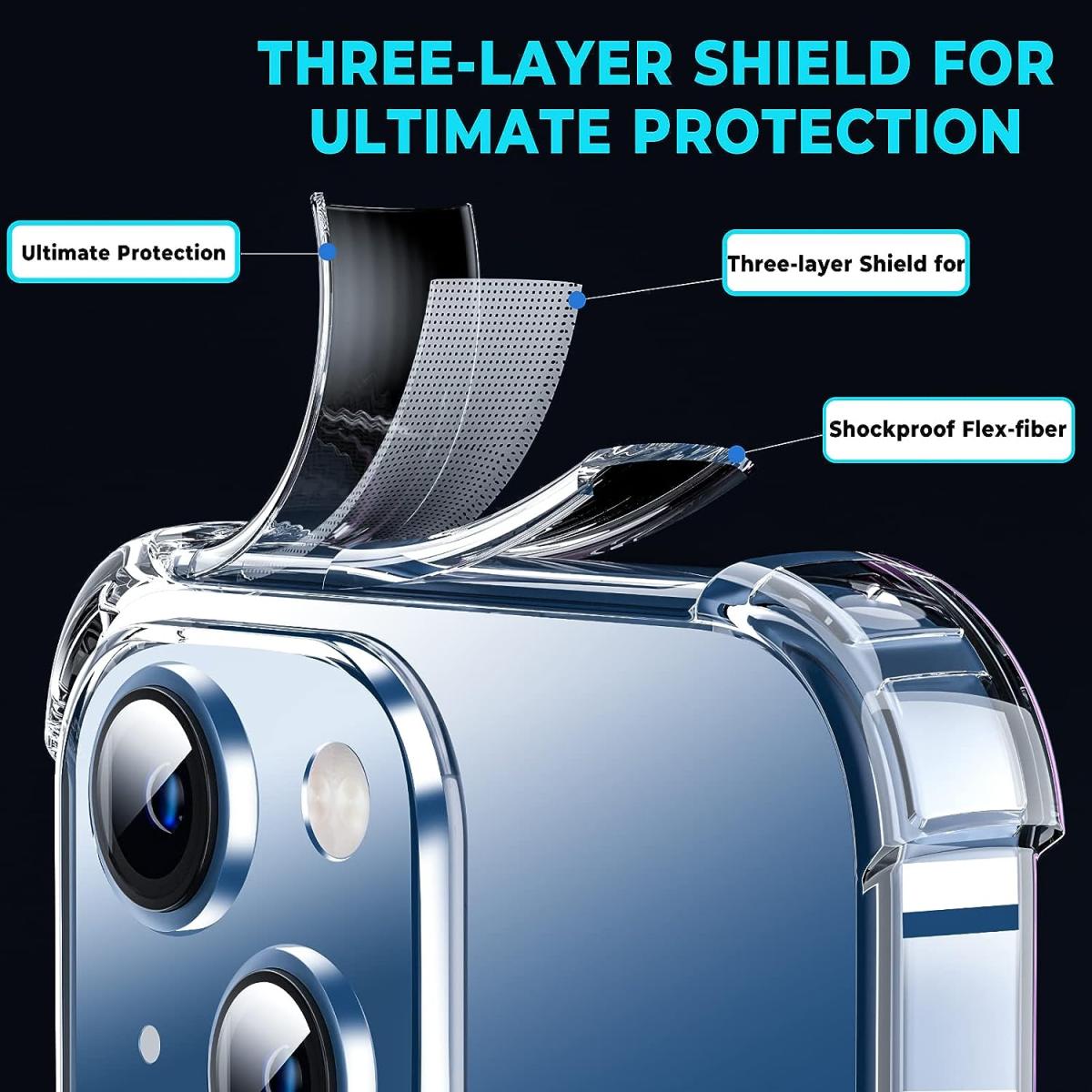 Boom of Sweden BOOM Mobilskal till iPhone 15 Plus Shockproof TPU - Clear