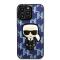 KARL LAGERFELD Karl Lagerfeld iPhone 13 Pro Skal Monogram Ikonik Patch - Blå