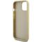 Guess Guess Mobilskal till iPhone 15 Glitter Script Big - Guld
