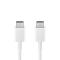 OEM Samsung USB-C till USB-C kabel 5A 1.8m - Vit