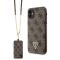 Guess Guess Mobilskal till iPhone 11/XR Crossbody Metall Logo - Brun