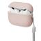 UNIQ UNIQ AirPods Pro 2 Skal Lino Silikon - Blush Rosa