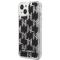 KARL LAGERFELD Karl Lagerfeld iPhone 14 Plus Skal Liquid Glitter Monogram - Svart