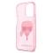 KARL LAGERFELD Karl Lagerfeld Glitter Karl`s Head Skal iPhone 13 Pro Max - Rosa