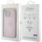 Guess Guess Mobilskal till iPhone 15 Plus Magsafe Saffiano - Rosa