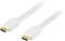 UTGATT1 DELTACO platt HDMI kabel 5m - Vit