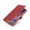 LC.imeeke LC.IMEEKE Leather Fodral Till Samsung Galaxy Note 20 - Röd