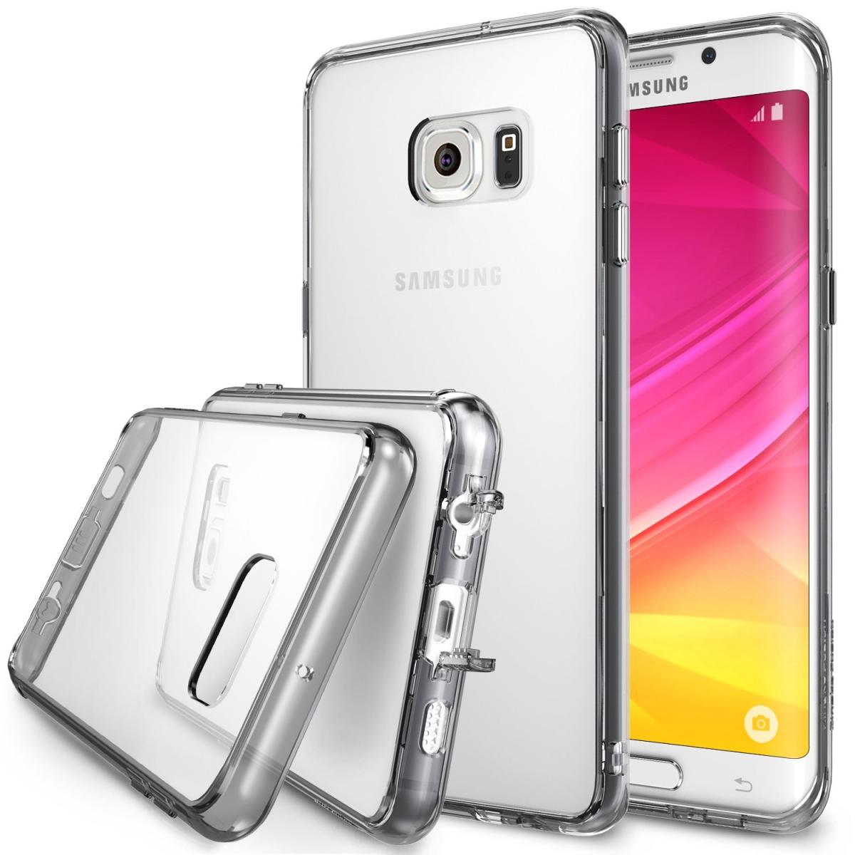Rearth Ringke Fusion Shock Absorption Skal till Samsung Galaxy S6 Edge Plus - Grå