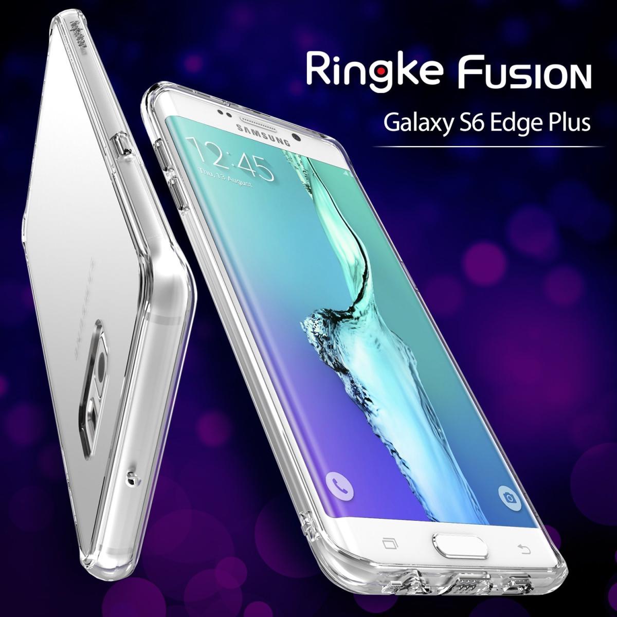 Rearth Ringke Fusion Shock Absorption Skal till Samsung Galaxy S6 Edge Plus - Grå
