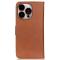 KHAZNEH KHAZNEH iPhone 14 Pro Plånboksfodral Retro - Brun