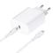 Forcell Forcell Reseladdare USB-C med Lightning Kabel 3A 20W - Vit
