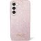 Guess Guess Mobilskal till Galaxy S24 Plus Glitter Script - Rosa