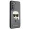 KARL LAGERFELD Karl Lagerfeld Saffiano Ikonik Karl`s Head Skal Galaxy S22 Plus - Silver