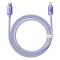 BASEUS BASEUS USB-C till Lightning kabel 8-pin PD20W 1.2m lila