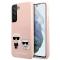 KARL LAGERFELD Karl Lagerfeld Silicone Ikonik Karl & Choupette Skal Galaxy S22 Plus - Rosa