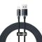 BASEUS BASEUS Crystal Shine USB-A till Lightning kabel 2.4A 2m svart