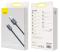 BASEUS BASEUS Crystal Shine USB-A till Lightning kabel 2.4A 2m svart