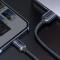 BASEUS BASEUS Crystal Shine USB-A till Lightning kabel 2.4A 2m svart
