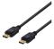 UTGATT1 Deltaco DisplayPort Kabel, 0.5m - Svart