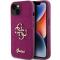 Guess Guess iPhone 15 Mobilskal Glitter Script Big - Lila