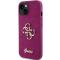 Guess Guess iPhone 15 Mobilskal Glitter Script Big - Lila