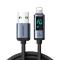 Joyroom Joyroom USB-A till Lightning kabel 2.4A med LED display 1.2m