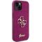 Guess Guess iPhone 15 Mobilskal Glitter Script Big - Lila