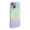 Guess Guess Mobilskal till iPhone 15 Magsafe IML Iridescent - Turquoise