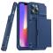 OEM iPhone 13 Pro Max Skal Med Kortfack - Blå