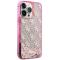 Guess Guess Mobilskal till iPhone 14 Pro Max Liquid Glitter - Rosa