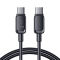 SiGN SiGN USB-C till USB-C Kabel 1.2m 100W - Svart