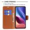 OEM Litchi Plånboksfodral till Xiaomi Mi 11i / Poco F3 - Brun