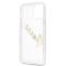 Guess Guess Vintage Script Gold Skal iPhone 12 / 12 Pro - Transparent