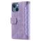 OEM iPhone 14 Plus Plånboksfodral Rhombus - Lila