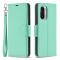 OEM Litchi Plånboksfodral till Xiaomi Mi 11i / Poco F3 - Turkos