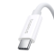 BASEUS Baseus USB-C till USB-C kabel 240W PD 8K 60Hz 1m - Vit