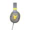 POKEMON POKEMON Pikachu Gaming-Headset Over Ear Bom-mikrofon - Grå