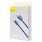 BASEUS Baseus Crystal USB-A till Lightning kabel 1.2m - Blå