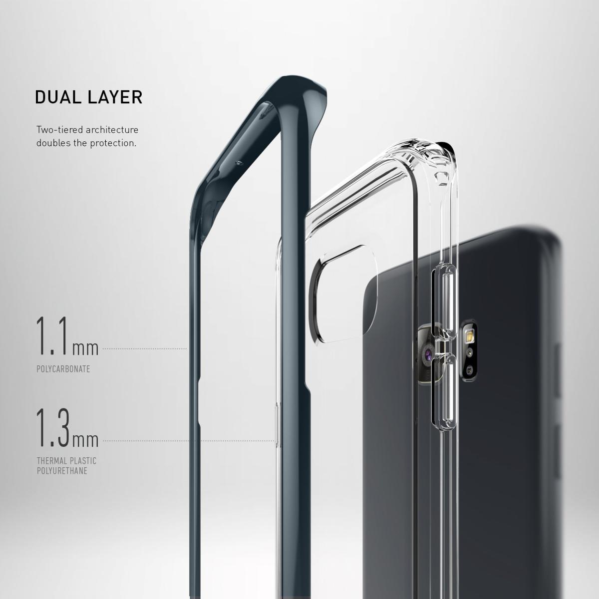 Caseology Caseology Skyfall Series Skal till Samsung Galaxy S7 Edge - Blå