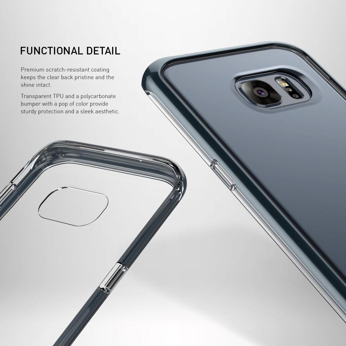 Caseology Caseology Skyfall Series Skal till Samsung Galaxy S7 Edge - Blå