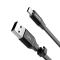 BASEUS Baseus Nimble Platt USB-C till USB-A kabel 0.23m - Svart