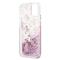 Guess Guess iPhone 13 mini Skal Peony Liquid Glitter - Rosa