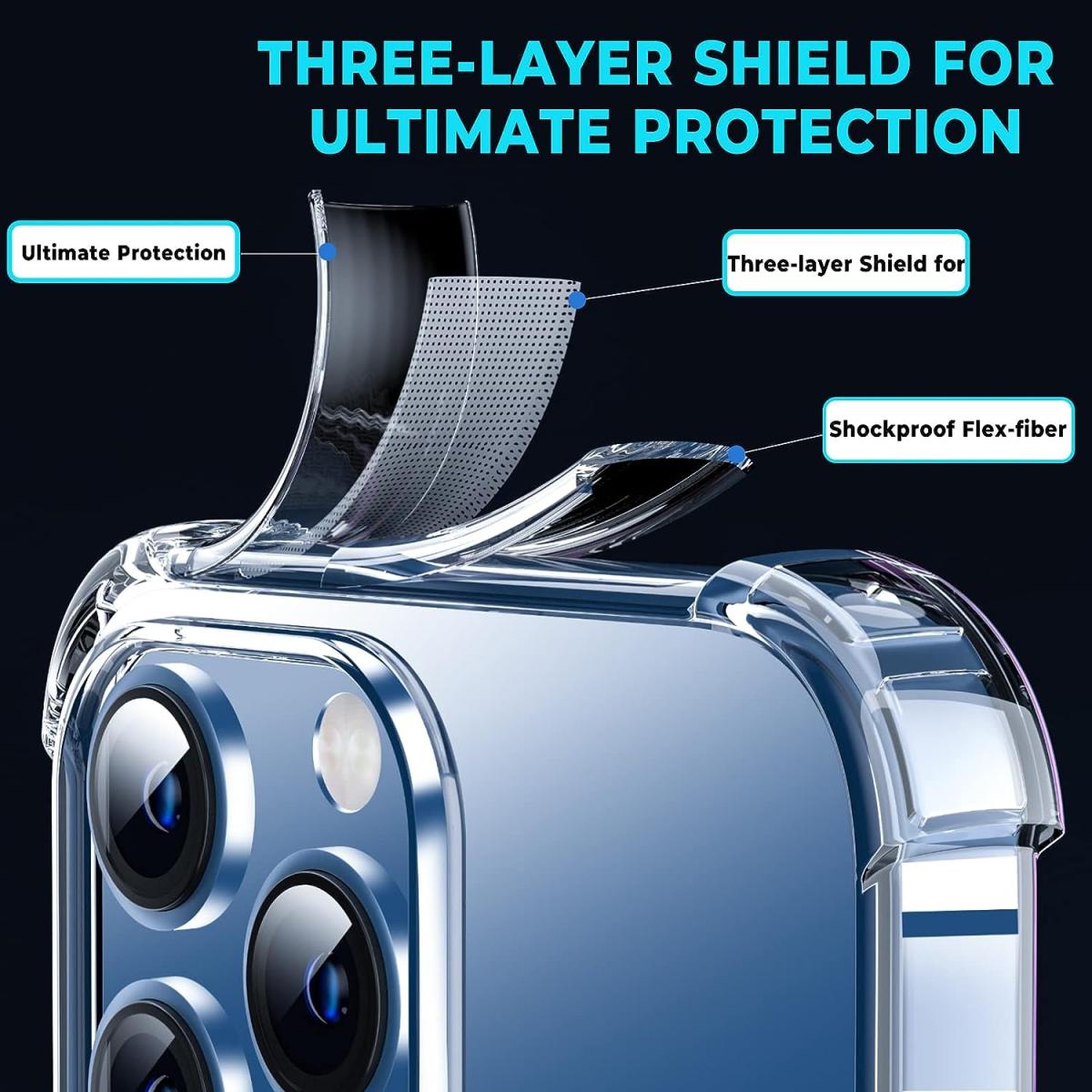 Boom of Sweden BOOM Mobilskal till iPhone 15 Pro Shockproof TPU - Clear